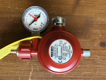 GOK Propane Regulator 50mbar (for two-gas-burners)